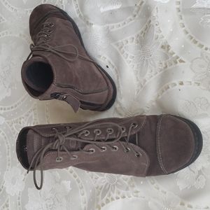 Stuart Weitzman Zipit High Top Suede Bootie